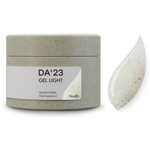 DA’23 Gel Light Glow Code №48 30ml – milchiges Builder Gel mit feinem Schimmer zur Nagelverstärkung und Modellage