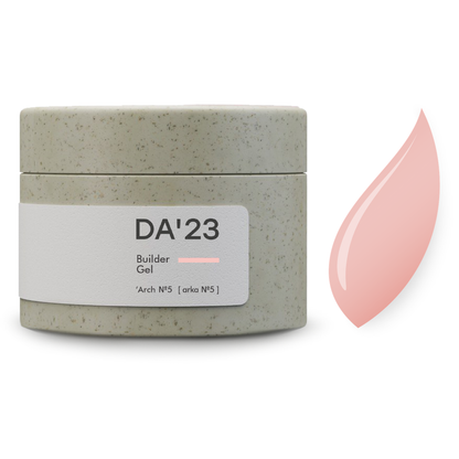 Builder Gel DA’23 ‘Arch №5, 30 ml – Aufbaugel Kaltrosa für French, moderne & stabile Nageldesigns
