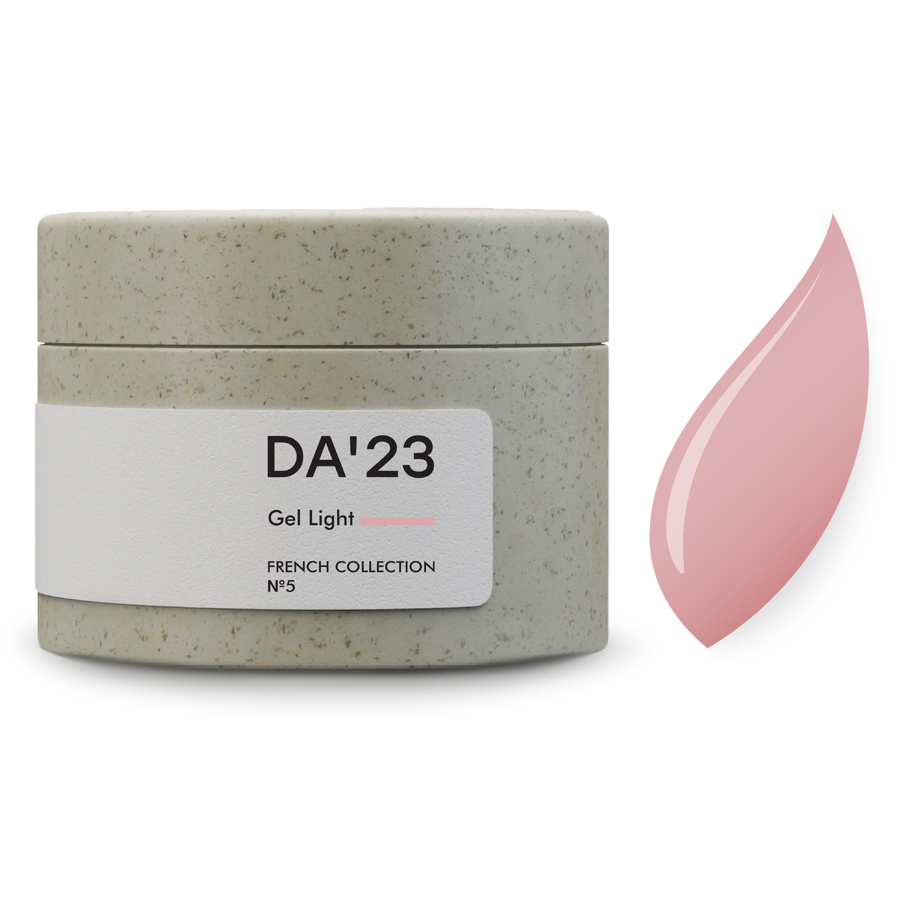 GEL-LIGHT DA’23 French collection №5 15–30 ml – Builder-Gel Pudriges Rosa für elegante French-Maniküre & Aufbau