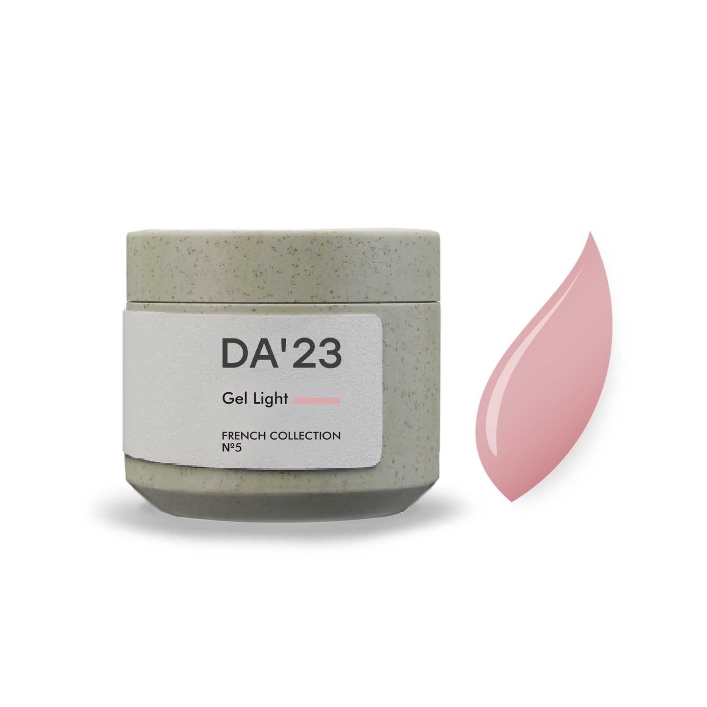 GEL-LIGHT DA’23 French collection №5 15–30 ml – Builder-Gel Pudriges Rosa für elegante French-Maniküre & Aufbau
