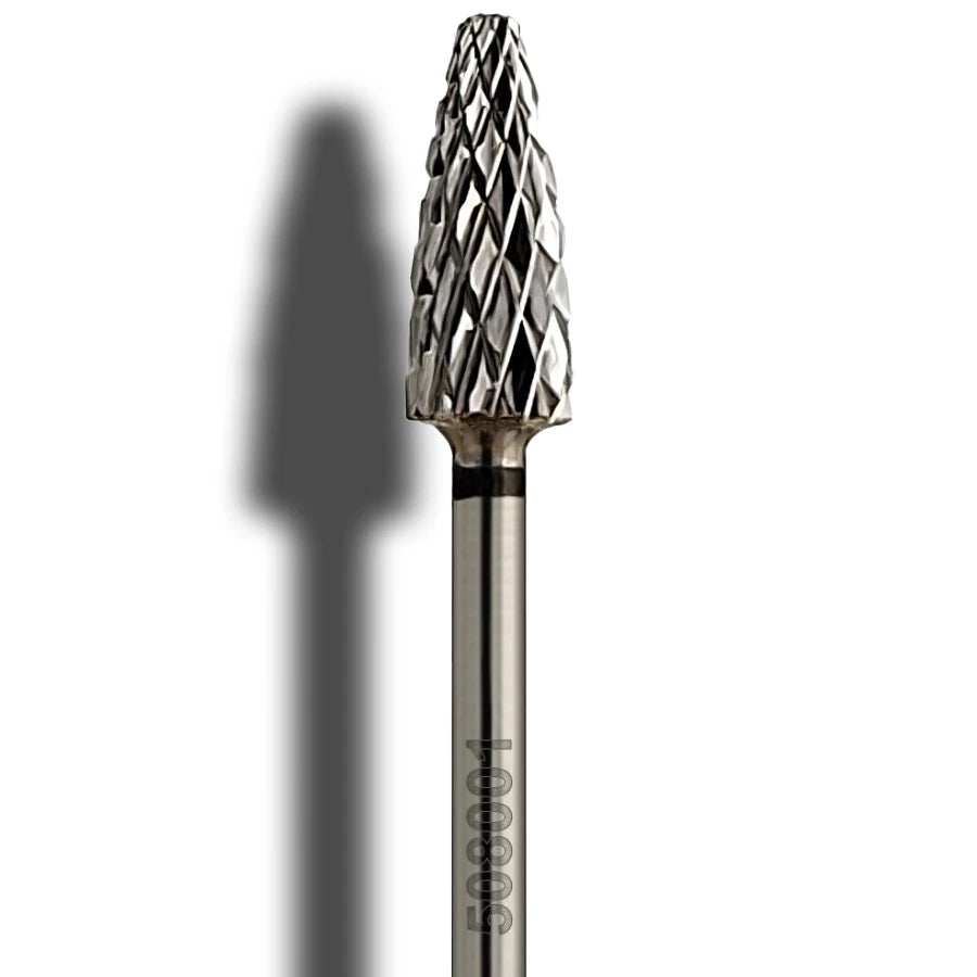 Hartmetallfräser Mais (Kugelkopf) 5 mm extra grob – Profi Beauty Nail Drill Bit für Maniküre und Pediküre