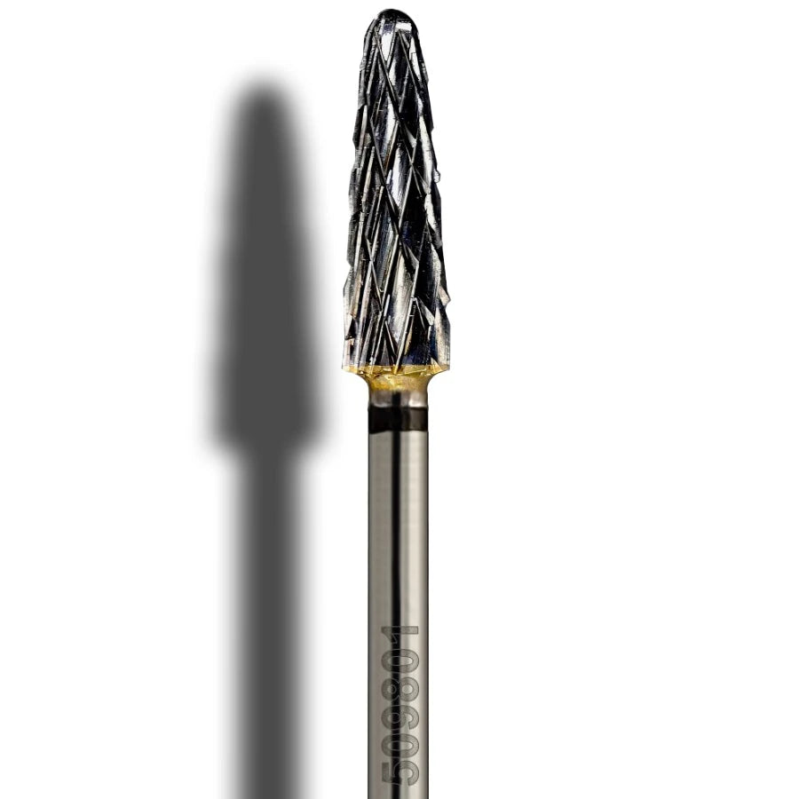 Hartmetallfräser Kegelstumpf 4 mm extra grob – Profi Beauty Nagelfräser für Maniküre und Pediküre