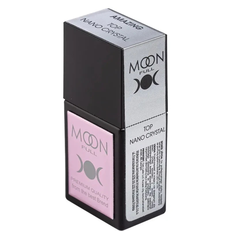 Moon Full Amazing Nano Crystal Top – kratzfester Glanz-Top Coat ohne Schwitzschicht, 12 ml