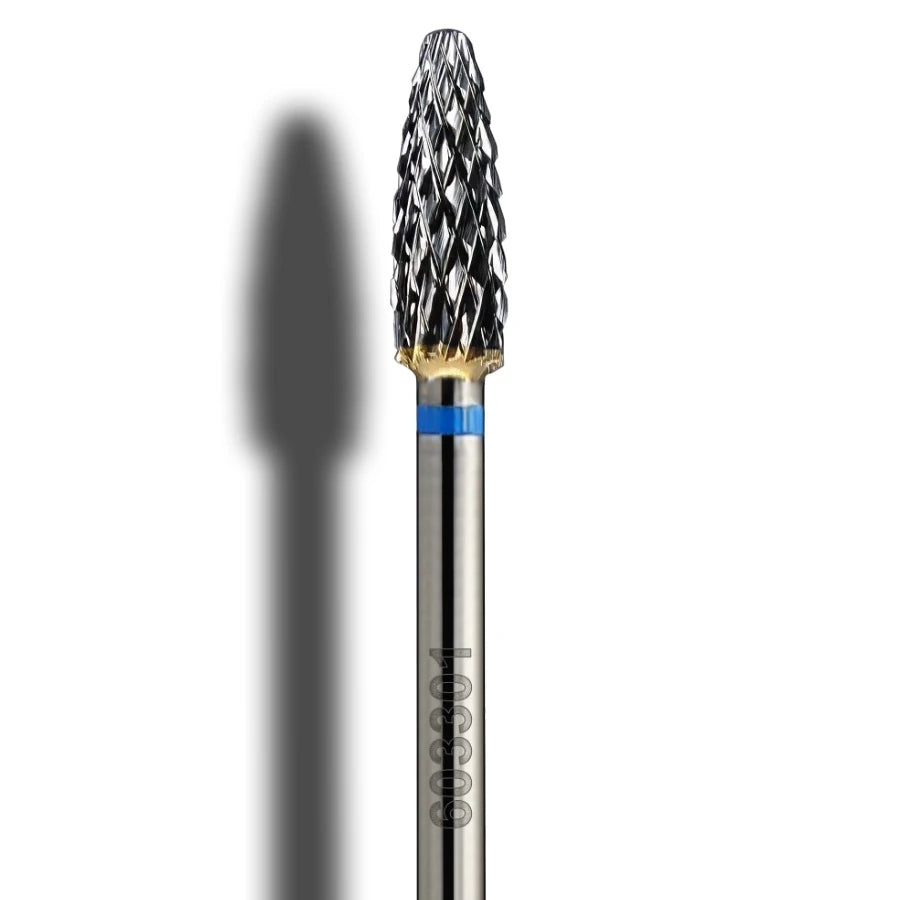 Hartmetallfräser Mais 4 mm mittel – Profi Beauty Nail Drill Bit für Maniküre und Pediküre