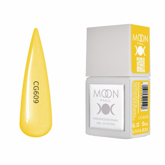 Moon Full Color Gel Polish 9 ml №CG609 – Sonnengelb, UV-Gel-Lack