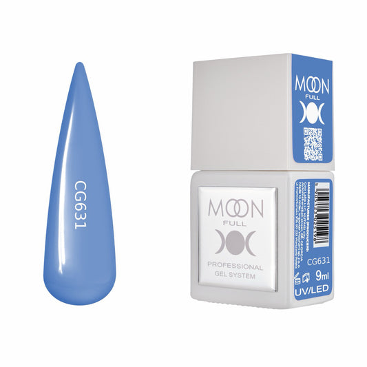 Moon Full Color Gel Polish 9 ml №CG631 – Stahlblau, UV-Gel-Lack