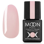Moon Full French Base Premium №35 – Professionelle zartrosafarbene camouflierende Base, 8 ml