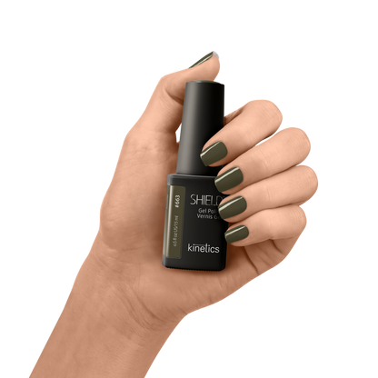 Kinetics Shield Gel Polish #663 GROWTH 15 мл – пудрово-моховый гель-лак для УФ-лампы, HEMA-free
