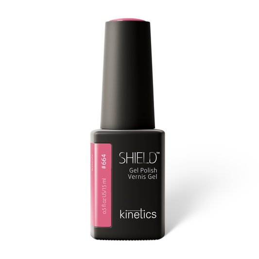 Kinetics SHIELD Gel Polish #664 BALANCE 15ml – lebhaftes pinkes UV Nagellack, HEMA-frei