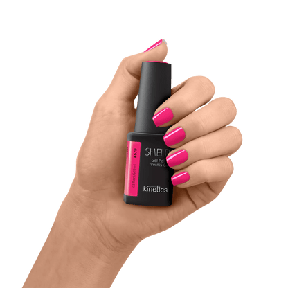 Kinetics SHIELD Gel Polish #679 SURREAL 15 ml – leuchtendes Fuchsia UV Nagellack (neon), HEMA-frei