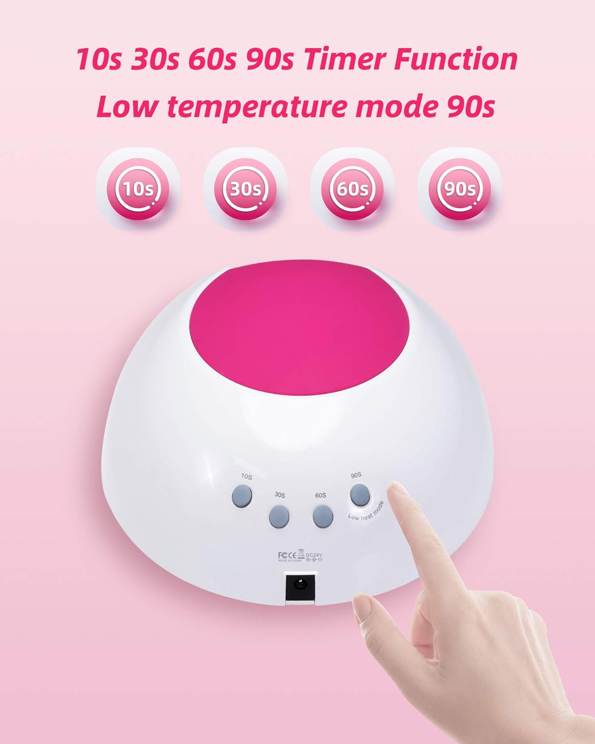 SUN2C UV/LED Nagellampe – Professionelle Lampe für das Aushärten von Gel-Lack, Builder-Gel und Acrylgel mit Timer und Infrarotsensor