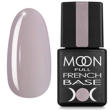 Moon Full Base French №12 – Professionelle beige-graue Camouflage Base für French, 8 ml