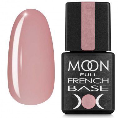 Moon Full Base French №3 – Professionelle rosa-pfirsich Camouflage Base für French, 8 ml