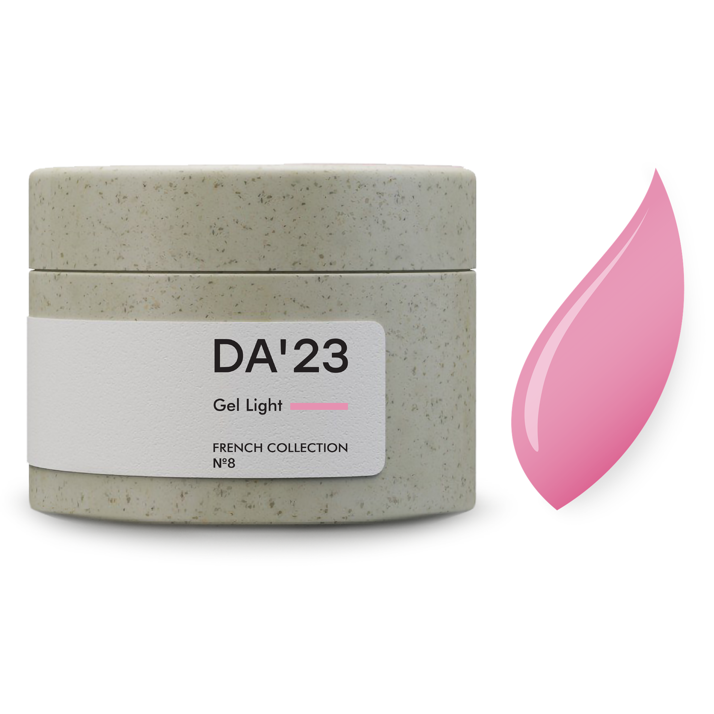 GEL-LIGHT DA’23 French collection №8 15–30 ml – Builder-Gel Berry Pink für frische, lebendige Maniküren