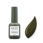 DA’23 Gel Polish №84 Tart Wormwood 8 ml – dunkler Olivgrün Gellack mit Khaki-Unterton, hochpigmentiert und selbstnivellierend