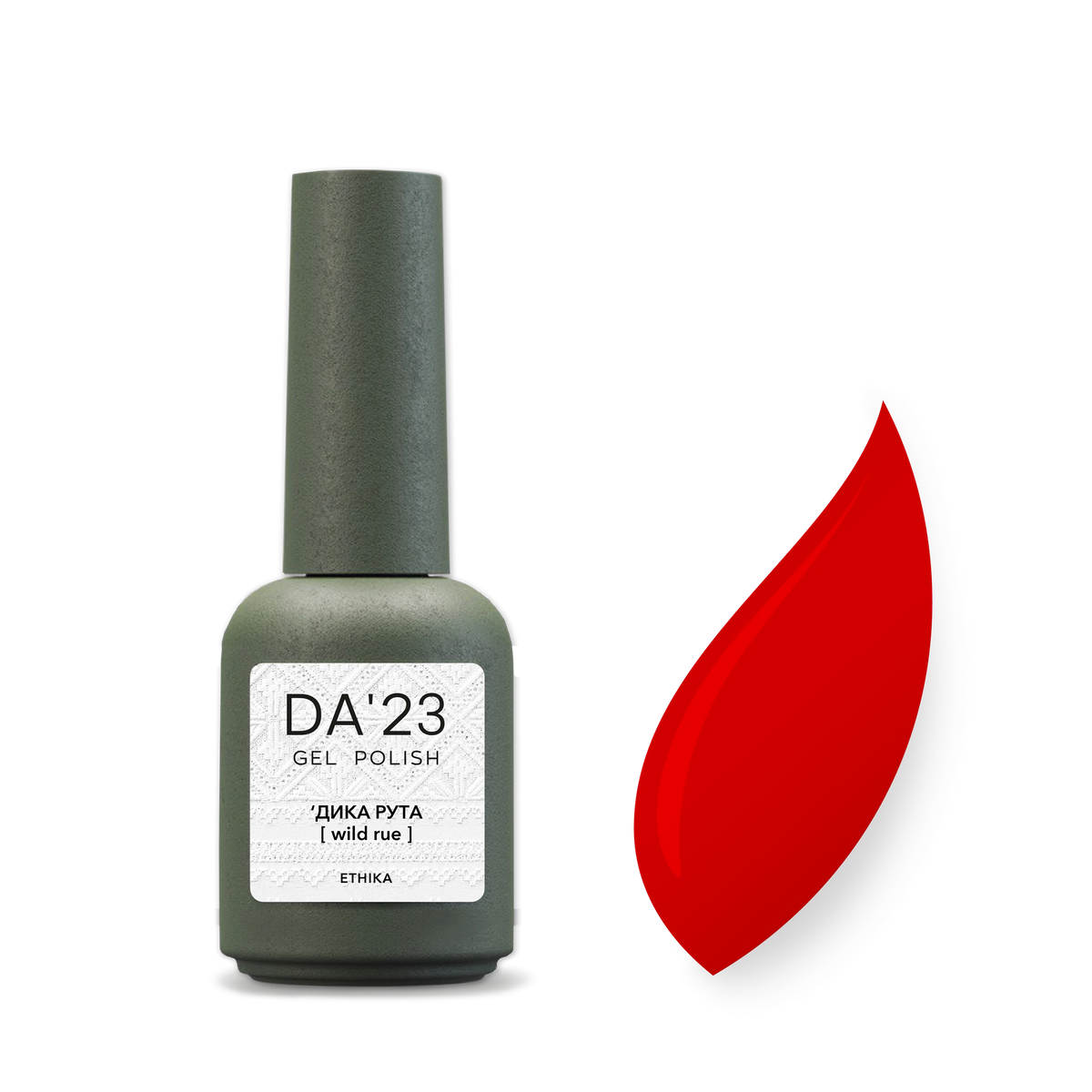 DA’23 Gel Polish №85 Wild Rue 8 ml – leuchtend roter Gellack, hochpigmentiert und selbstnivellierend für Maniküre und Nail Art