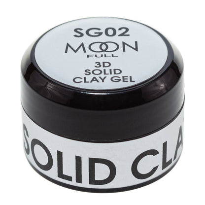 Moon Full 3D Solid Clay Gel SG №02 5ml – Rosa 3D Modelliergel für Nail Art