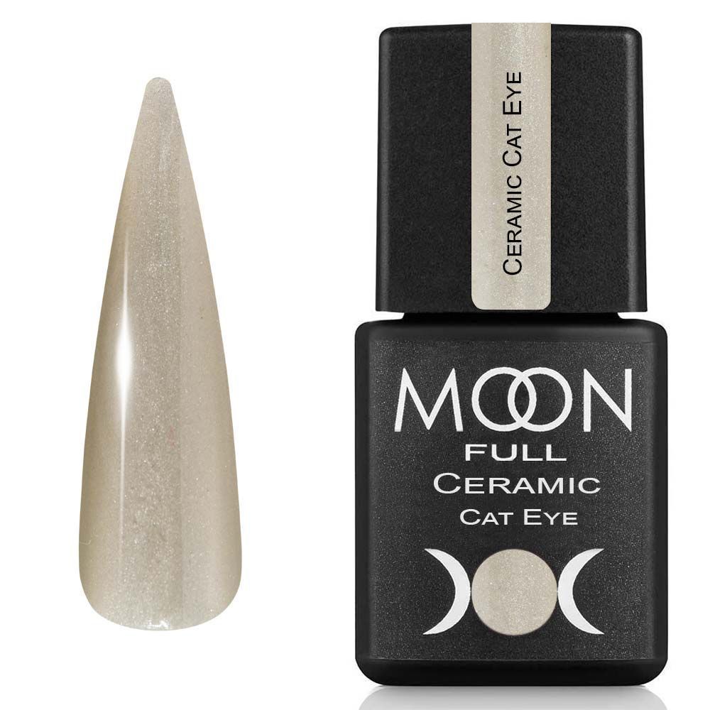 Moon Full Ceramic Cat Eye Gel 8ml №SC 533 – Silber Mirage Gel-Nagellack mit Magnet-Effekt