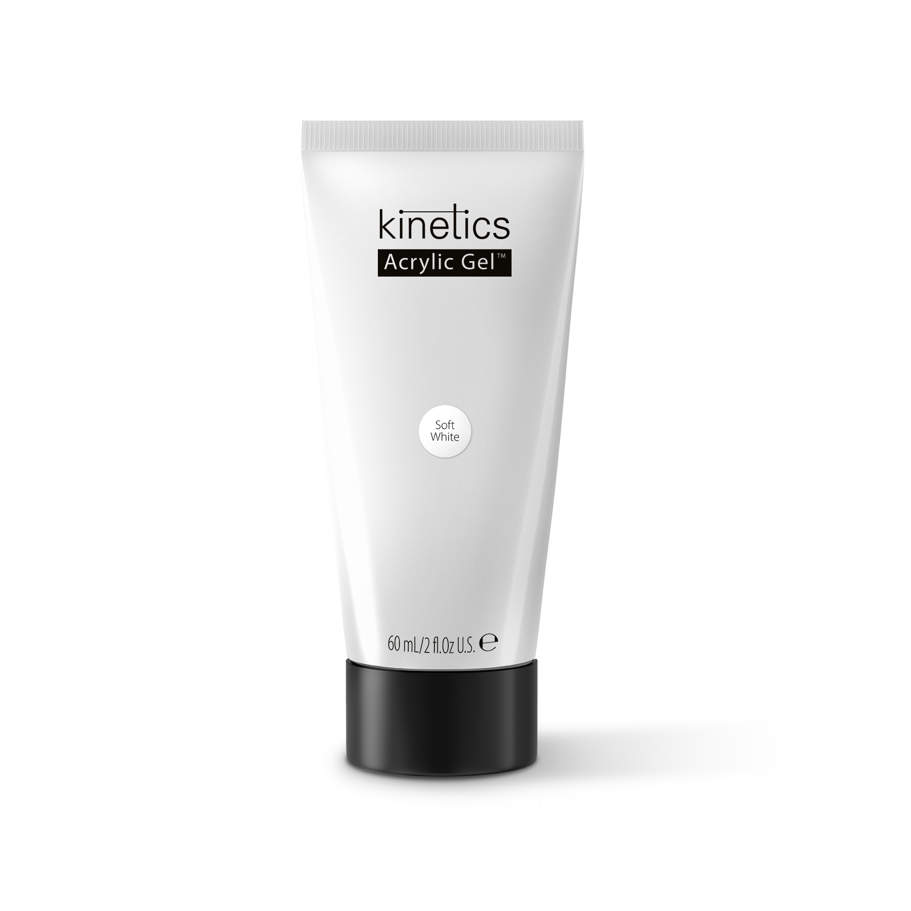 Kinetics Acrylic Gel Soft White 30ml – Weißes Acryl-Gel für Babyboomer & French in Tube