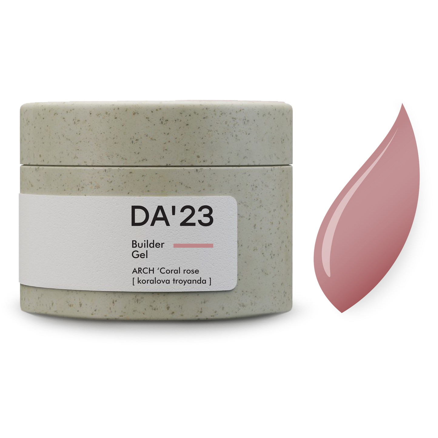 Builder Gel DA’23 Arch Coral Rose 30ml – Korallrosa Aufbaugel für Verstärkung & Nagelmodellage