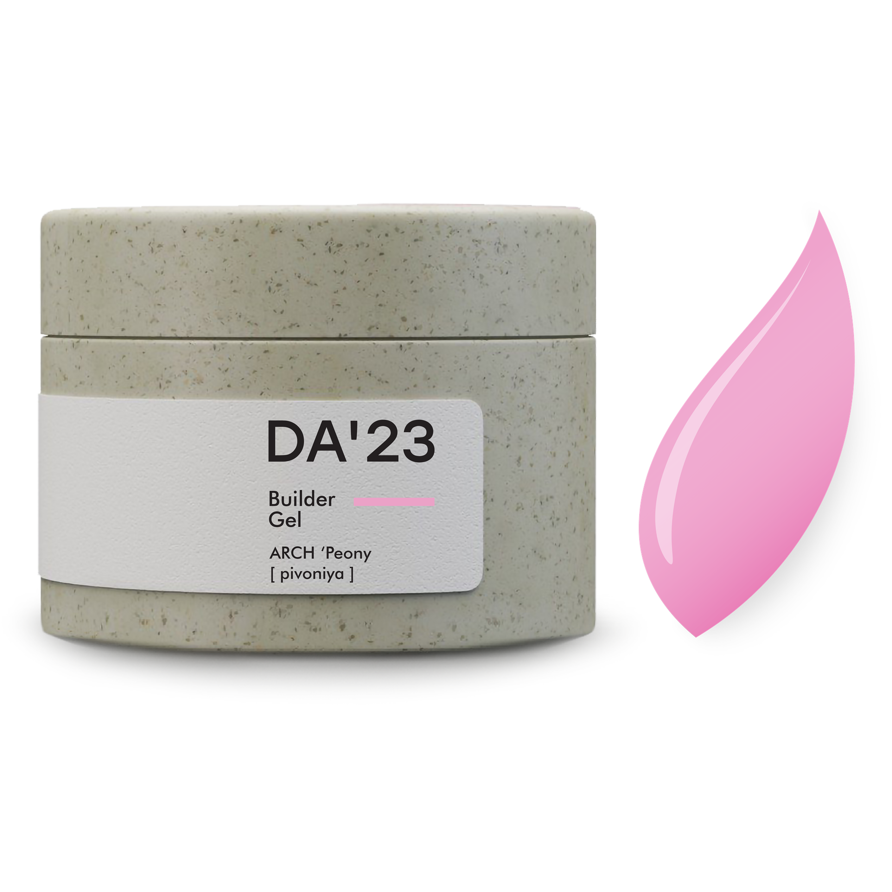 Builder Gel DA’23 Arch PEONY 30ml – Reines Rosa Aufbaugel für Verstärkung & Nagelmodellage