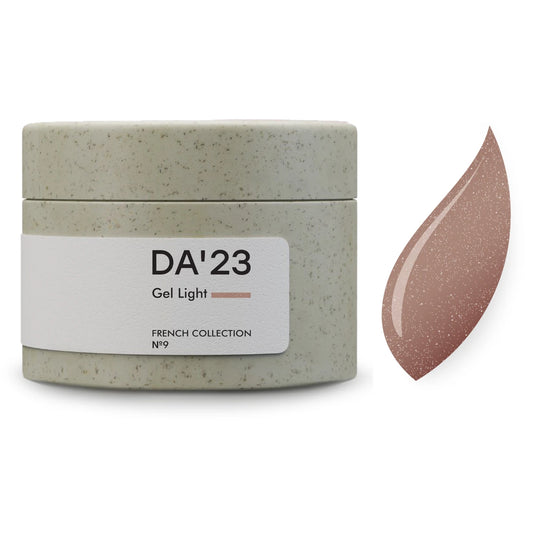 GEL-LIGHT DA’23 French collection №9 30 ml – Builder-Gel Dunkelbeige für natürliche & klassische French Looks