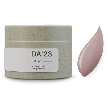 DA’23 Gel Light Chrysanthemum 15-30ml – Modelliergel Warmes Karamellrosa für Nagelaufbau & Verstärkung