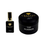 Crystal Professional Top Rubber No Wipe UV Filter – Schutz Top Coat für Gel Nägel 12-30ml
