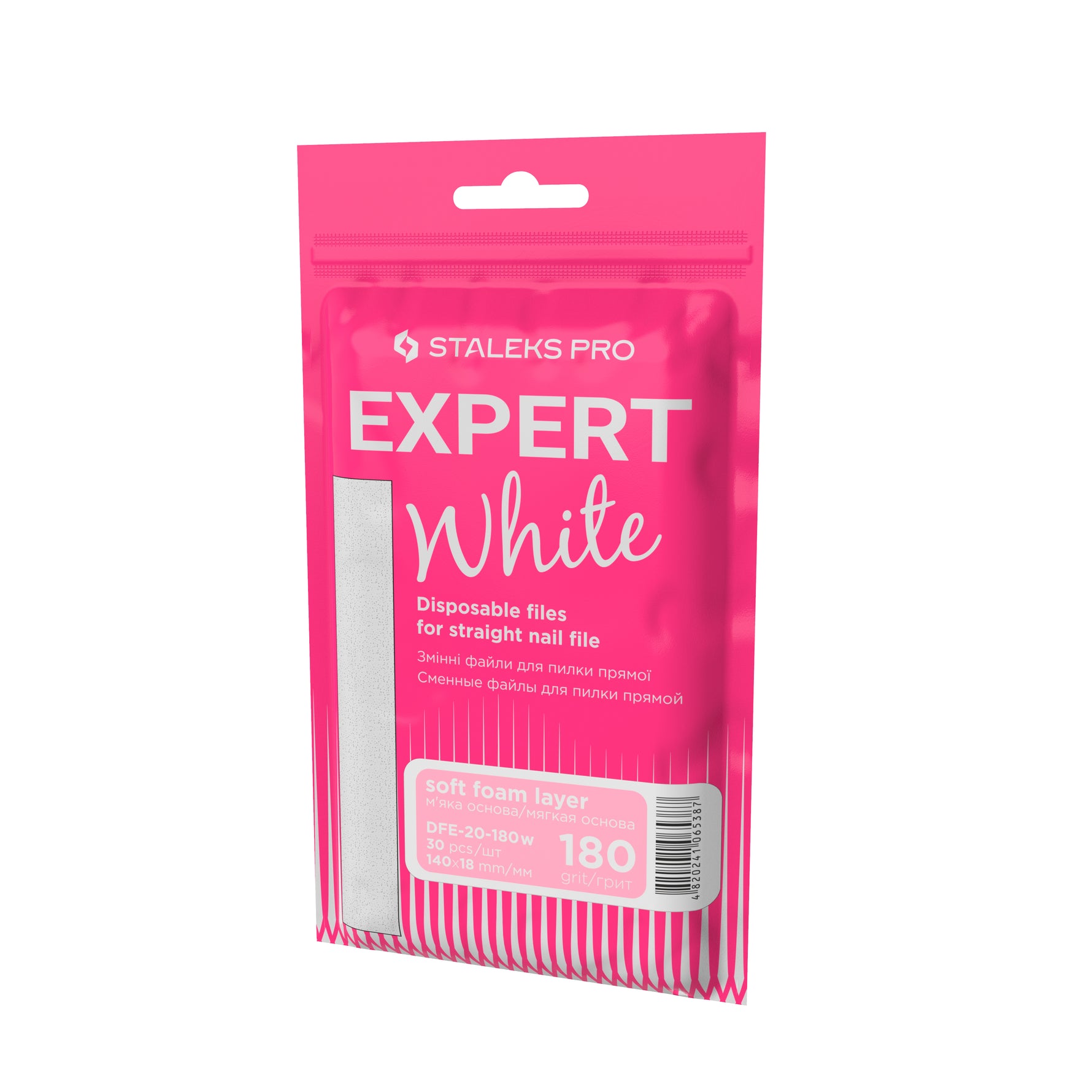 Staleks Einwegfeilen Für Gerade Nagelfeile Soft EXPERT 20 (30 Stück) - hygienisch für Maniküre & Pediküre