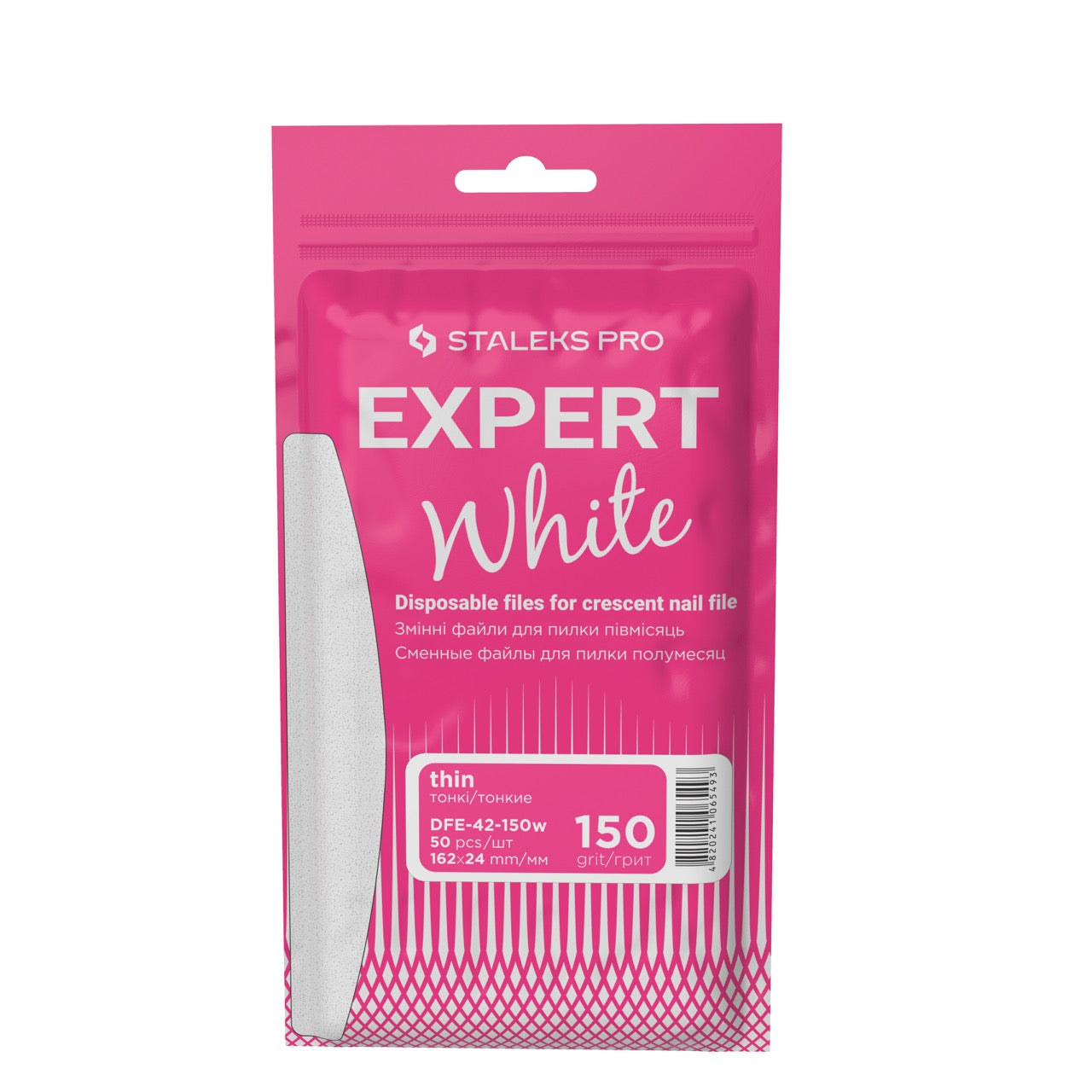 Wechselfeilen Für Die Halbmondförmige Feile Staleks EXPERT 42 150 Grit 50Pcs