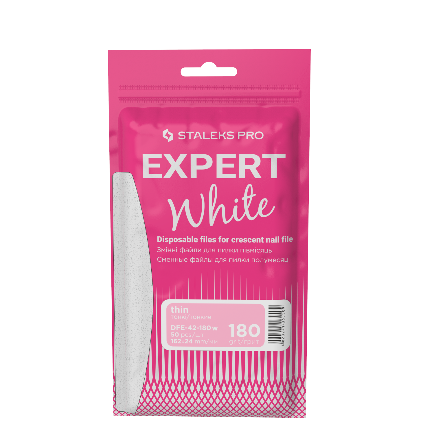 Wechselfeilen Für Die Halbmondförmige Feile Staleks EXPERT 42 180Grit 50Pcs