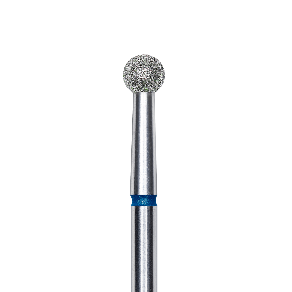 Professioneller blauer Staleks EXPERT Fräser in Kugelform, Durchmesser 3,5mm