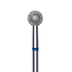 Professioneller blauer Staleks EXPERT Fräser in Kugelform, Durchmesser 5mm