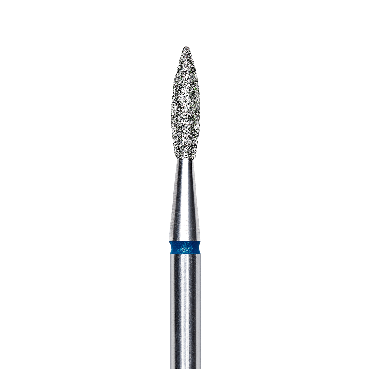 Staleks Diamantfräse "Spitze Flamme" Blau, Durchmesser 1.6-2.1 Mm / Arbeitsteil 8 Mm