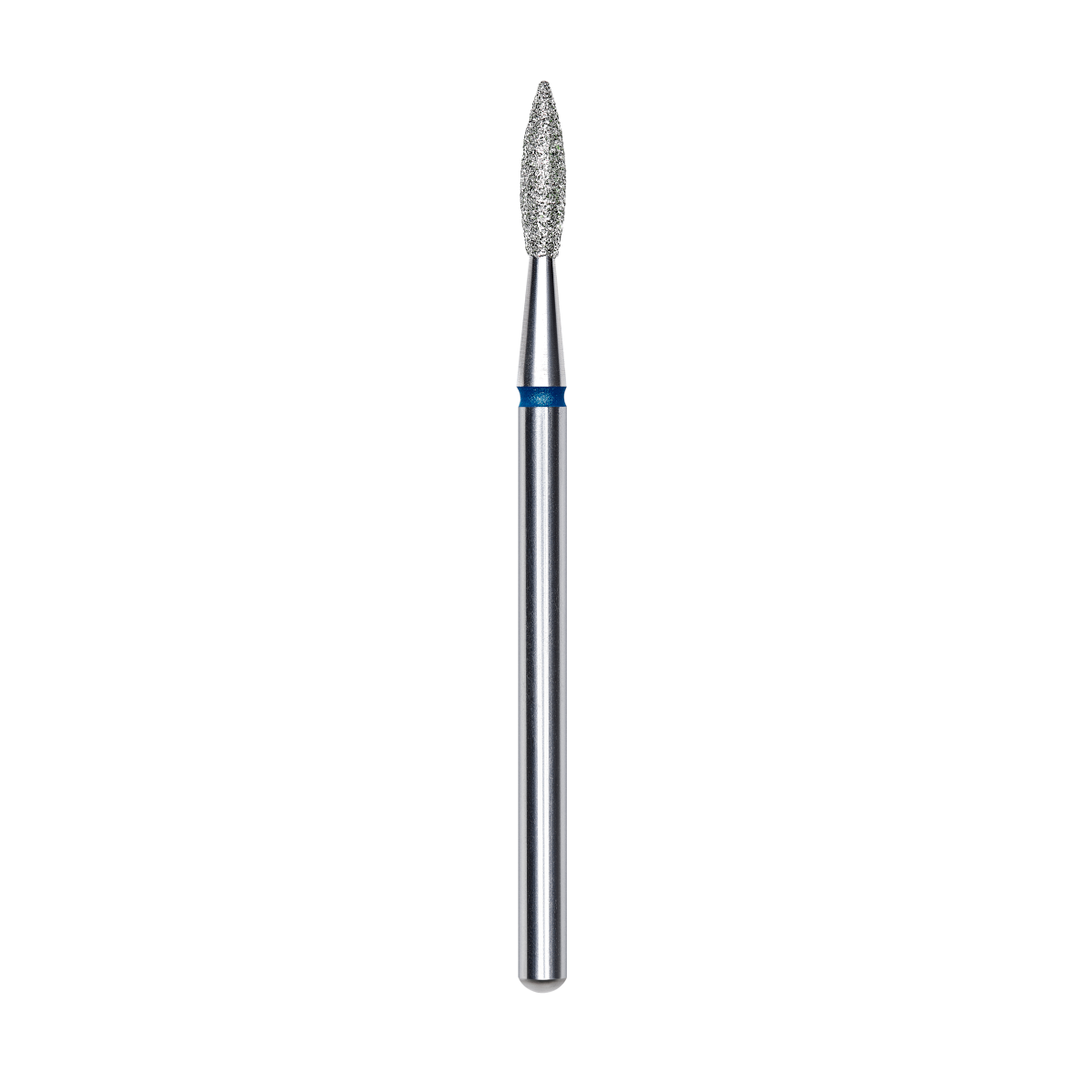 Staleks Diamantfräse "Spitze Flamme" Blau, Durchmesser 1.6-2.1 Mm / Arbeitsteil 8 Mm