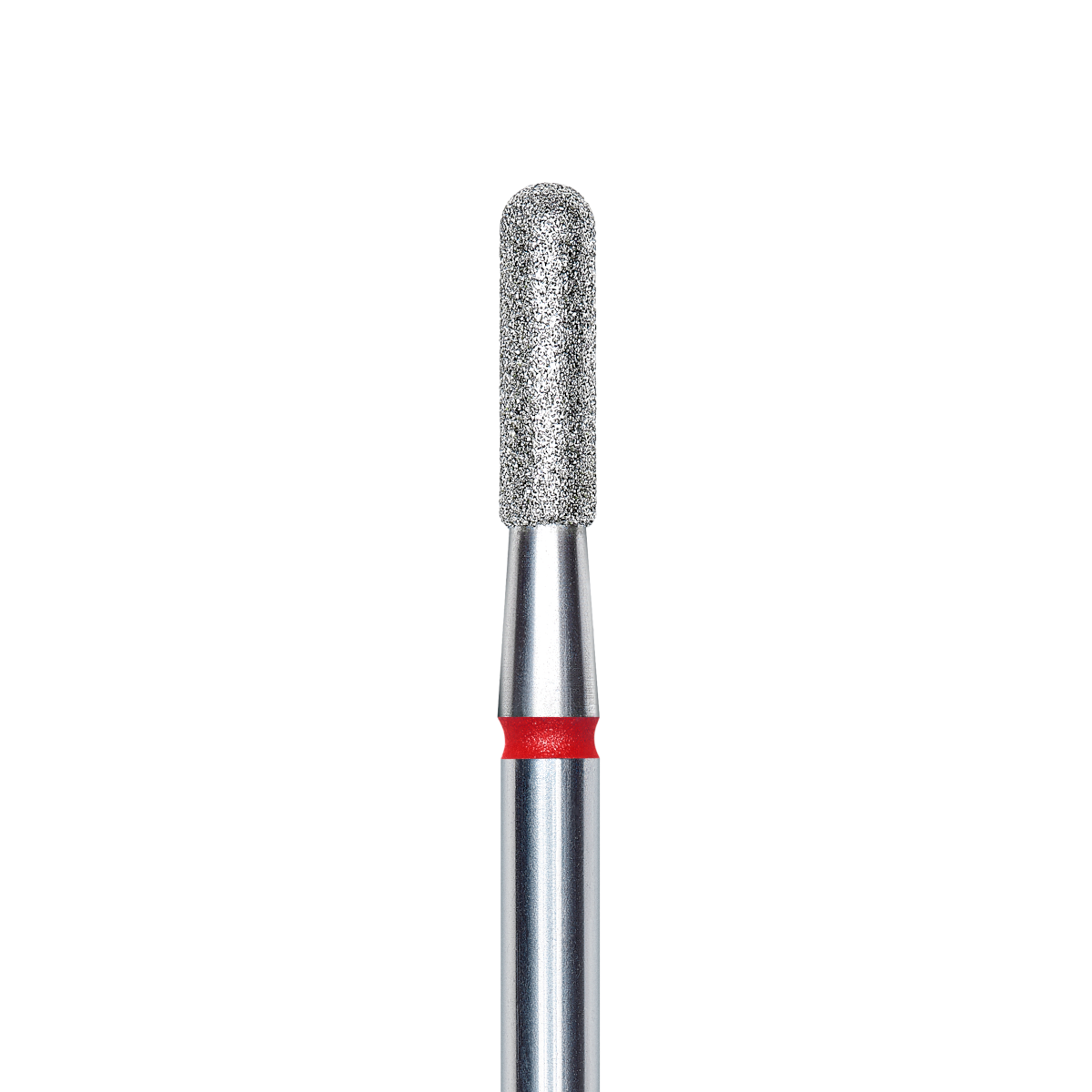 Staleks Diamantfräse "Runder Zylinder" Rot, Durchmesser 2.3mm / Arbeitsteil 8mm