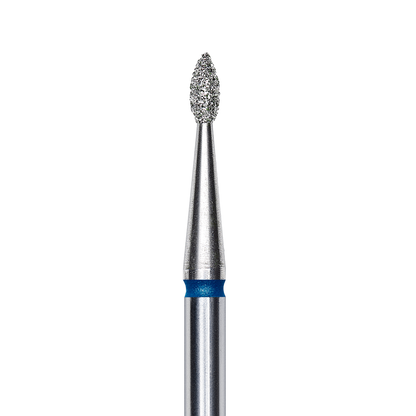 Diamantfräse "Tropfen" Blau, Durchmesser 1.6 Mm / Arbeitsteil 4 Mm
