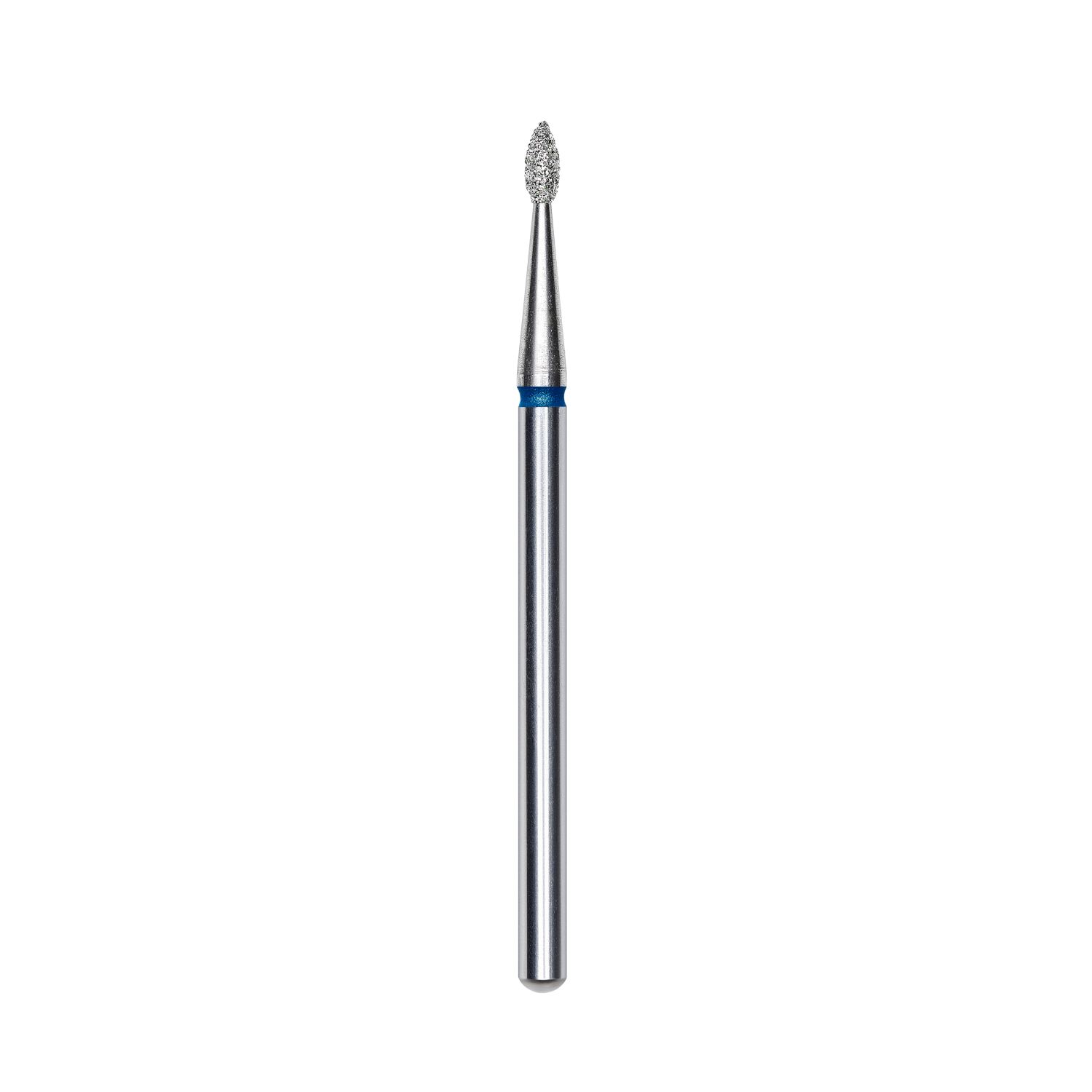 Diamantfräse "Tropfen" Blau, Durchmesser 1.6 Mm / Arbeitsteil 4 Mm