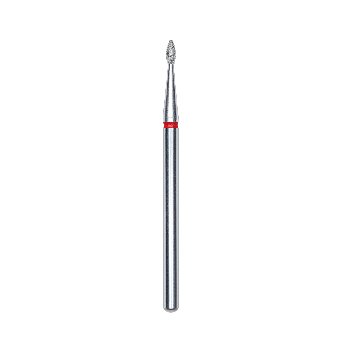 Staleks Diamantfräser Tropfen  rot, Durchmesser 1,6mm/Arbeitsteil 4mm