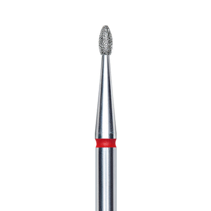 Staleks Diamantfräse "Runde Knospe" Rot, Durchmesser 1.6mm / Arbeitsteil 3.4mm