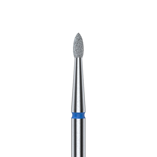 Diamantfräser „Spitze Niere“ Blau Staleks EXPERT 1,8×4 mm – Bit für präzise Nagelfalz-Behandlung