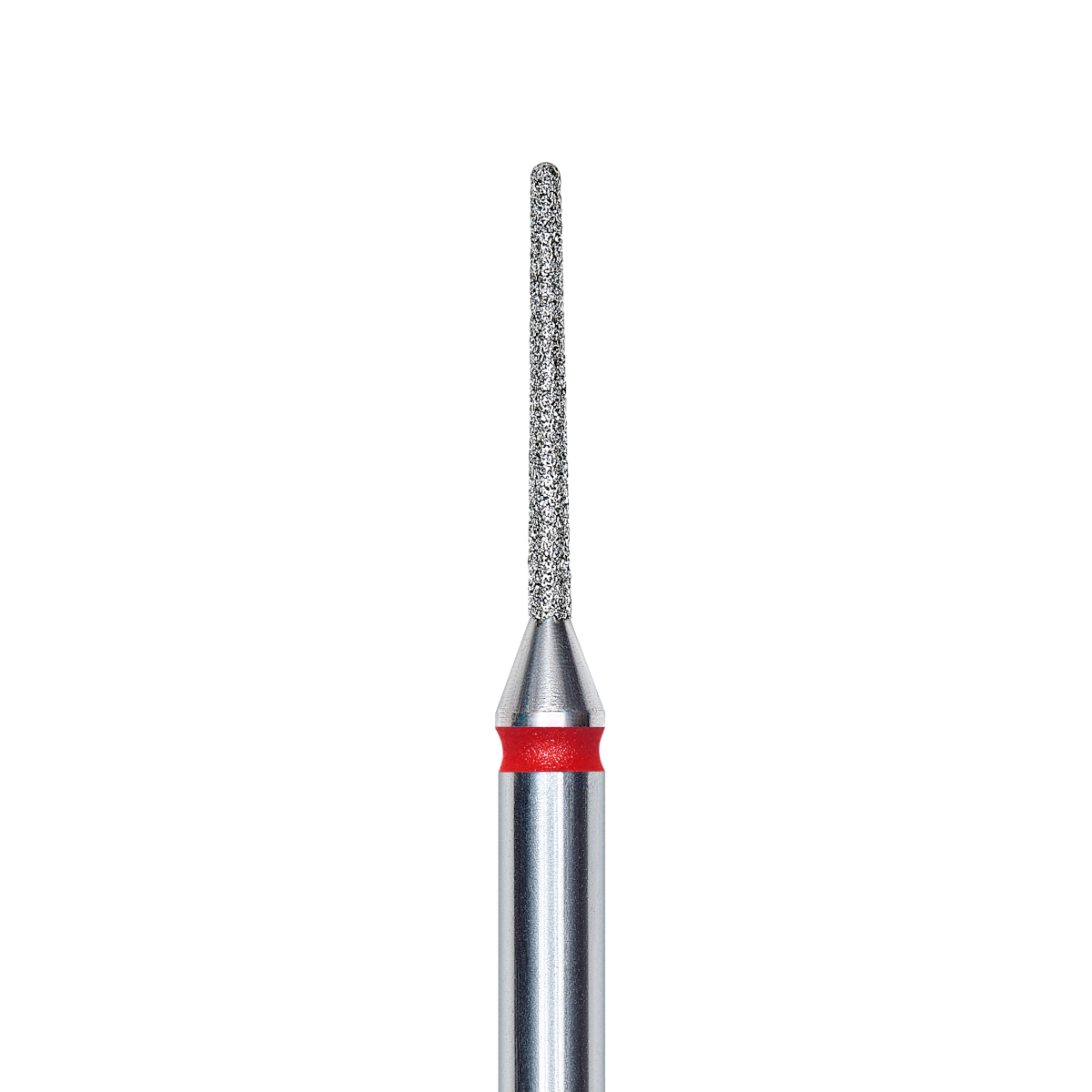 Diamantfräser Nadel  rot, Durchmesser 1mm/Arbeitsteil 10mm