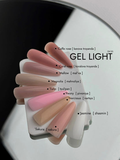 DA’23 Gel Light Sakura 15-30ml – Modelliergel Helles Pfirsichrosa für Nagelaufbau & Verstärkung