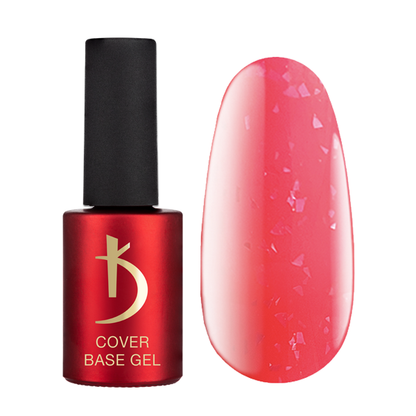 K Professional Cover Base Gel Neon Flake №01, 7 ml
