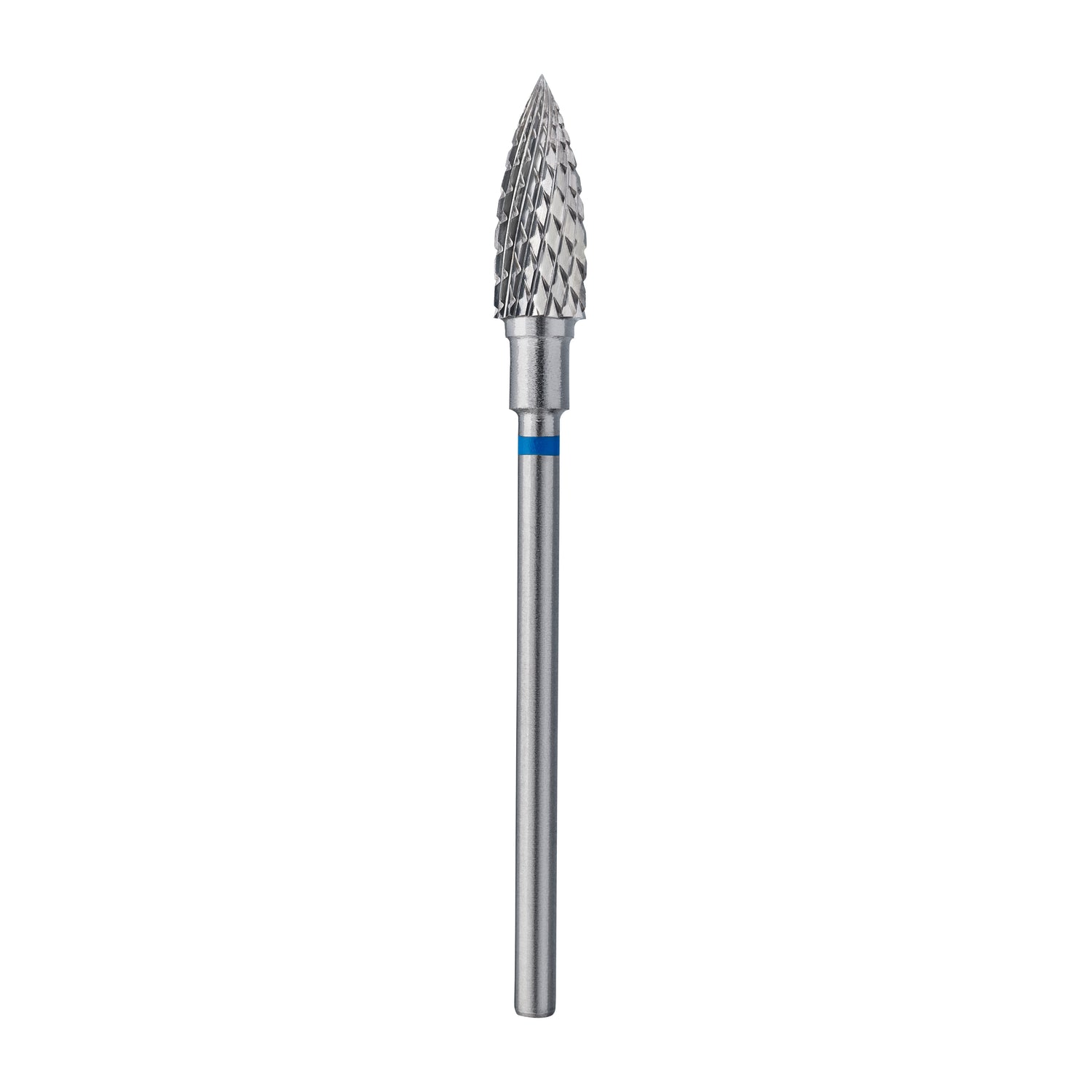 Staleks PRO EXPERT Hartmetallfräser „Flamme“ Blau 5 × 13,5 mm – Profi-Maniküre/Pediküre