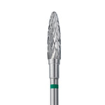 Staleks Hartmetall-Fräse Mais Grün EXPERT Kopfdurchmesser 4 Mm / Arbeitsteil 14 Mm
