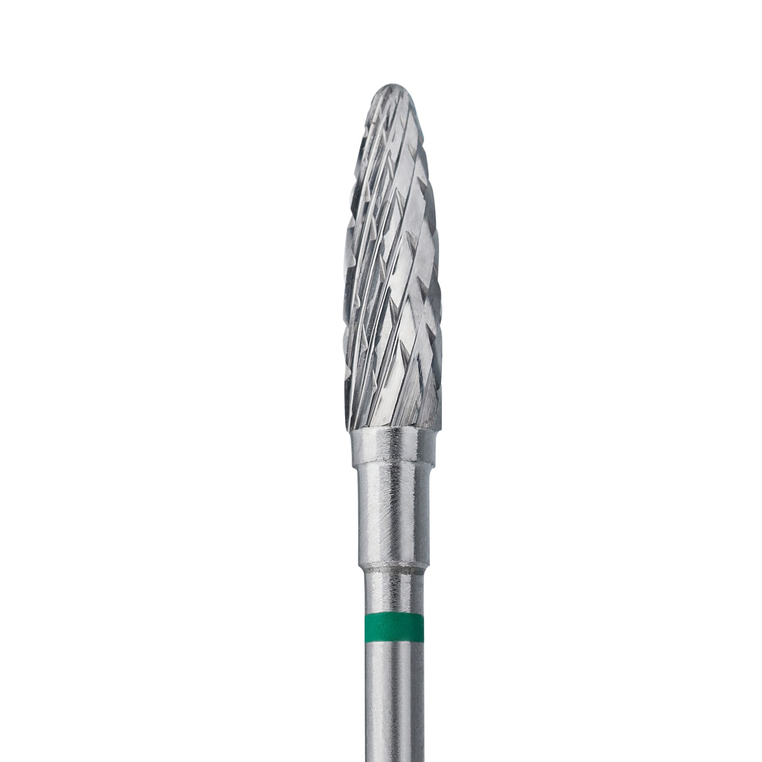 Staleks Hartmetall-Fräse Mais Grün EXPERT Kopfdurchmesser 4 Mm / Arbeitsteil 14 Mm
