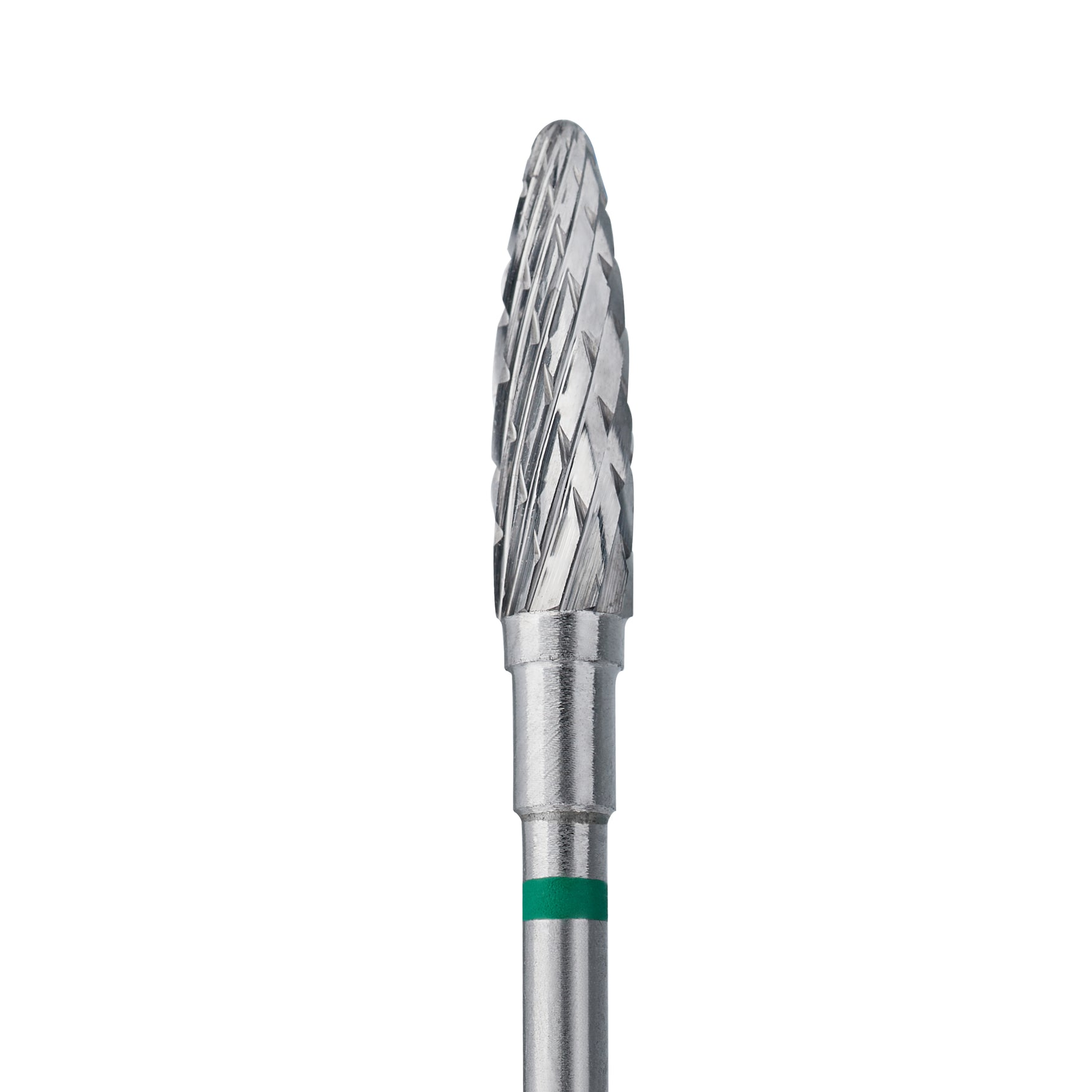 Staleks Hartmetall-Fräse Mais Grün EXPERT Kopfdurchmesser 4 Mm / Arbeitsteil 14 Mm