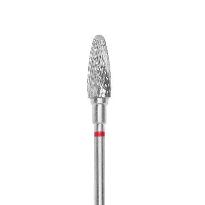 Staleks Hartmetall-Fräse “Mais” Rot 5 mm / Arbeitslänge 13 mm – Maniküre