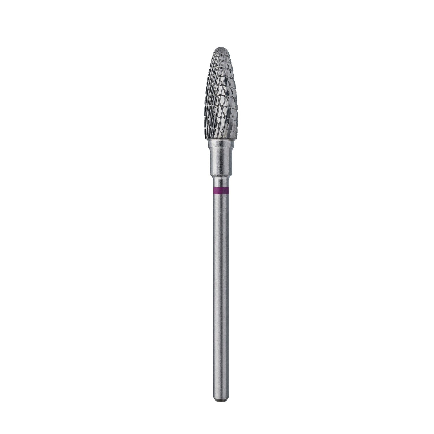 Staleks Hartmetallfräse „Mais“ Lila – langlebiger Profi Fräskopf 5 mm, Arbeitsteil 13 mm, Hartmetall Fräser für präzise Nagelmodellage und Nagelstudio